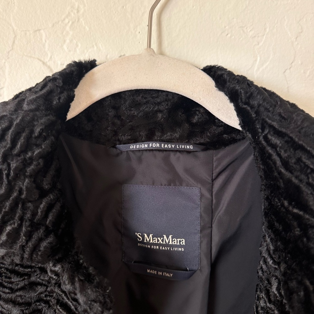 ✨ S Max Mara Textured Faux Fur Coat (IT 36 / US 2–4) ✨